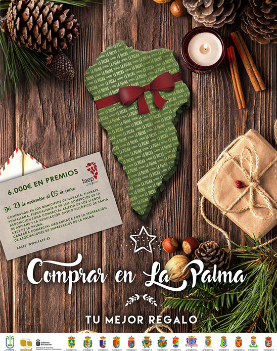 Bases del sorteo de la Campaña de Navidad 2018/2019 “Comprar en La Palma, Tu Mejor Regalo”
